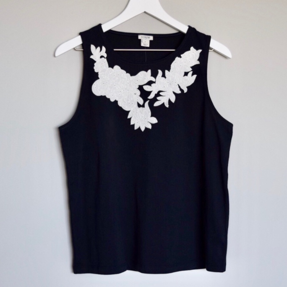 NWT J Crew Factory Women’s Embroidered Tank